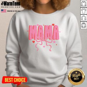 Good Mama Valentine Mama Love Sweatshirt in cozy fabric, perfect for expressing love this Valentines Day.