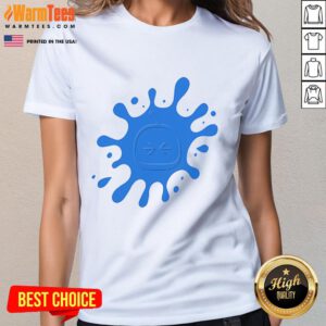 Hot Astro Bot Astro Splash Ladies Tee featuring a vibrant design of a playful robot and colorful splashes, perfect for casual wear.