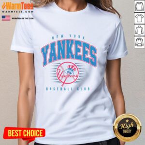 Nice retro vintage Yankees baseball club ladies tee featuring classic logo and stylish design for women fans.