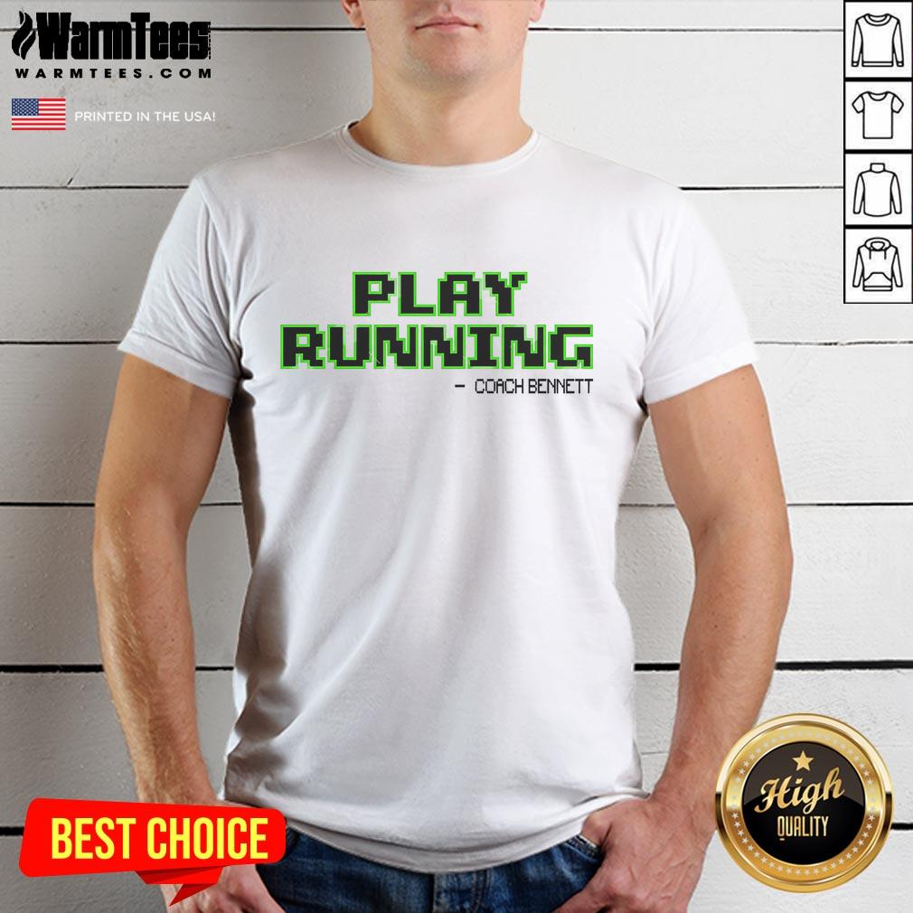 Official Coach Bennett Play Running Raglan T-Shirt in vibrant colors, perfect for athletes and sports enthusiasts.