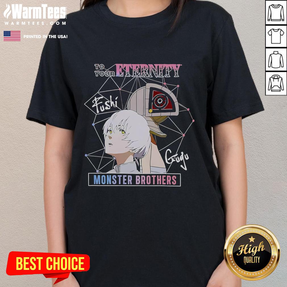 Premium To Your Eternity Monster Brothers Anime Ladies Tee featuring vibrant graphics and stylish design for fans.
