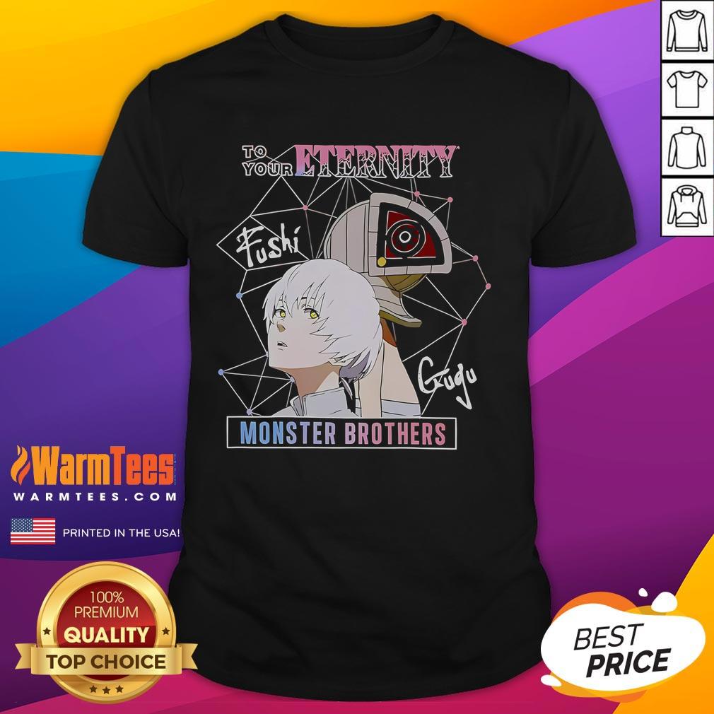 Premium To Your Eternity Monster Brothers Anime T-Shirt featuring vibrant graphics and comfortable fit for fans.