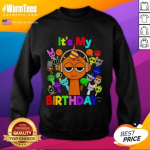 Cute It's My Birthday Sprun Ki Birthday Sweatshirt featuring vibrant colors and playful design for festive celebrations.
