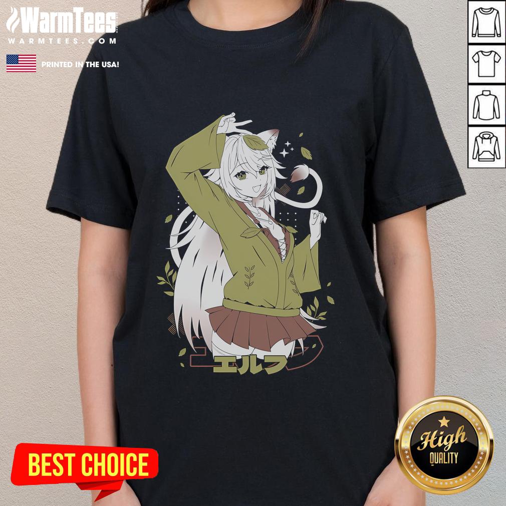 Vtuber Ladies Tee featuring Cute-miiggsy design in a vibrant meadow glade, perfect for fans of anime-inspired fashion.
