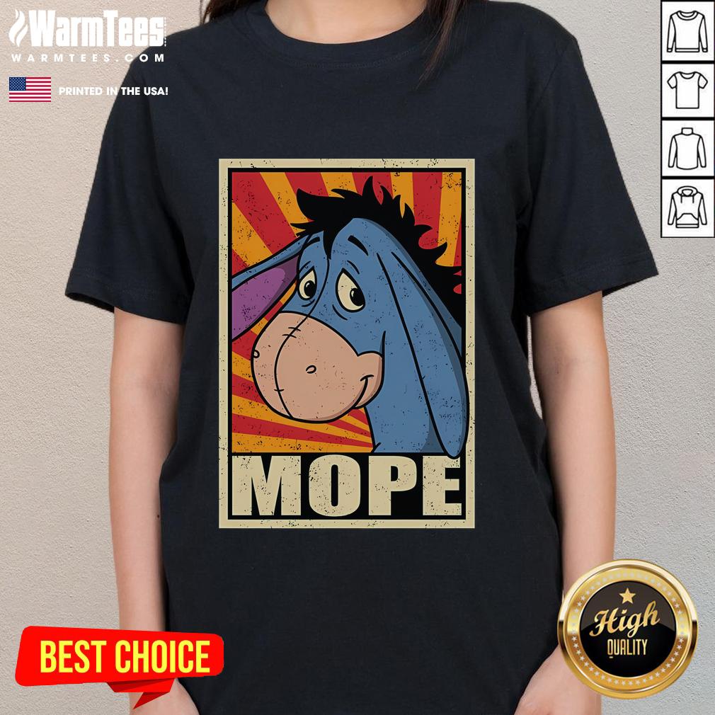 Funny Mope Ladies Tee featuring a humorous graphic and casual design, perfect for adding fun to any outfit.
