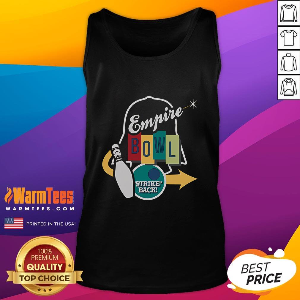 Good Empire Bowl Strike Back Tank Top in vibrant colors, perfect for casual wear and bowling enthusiasts.