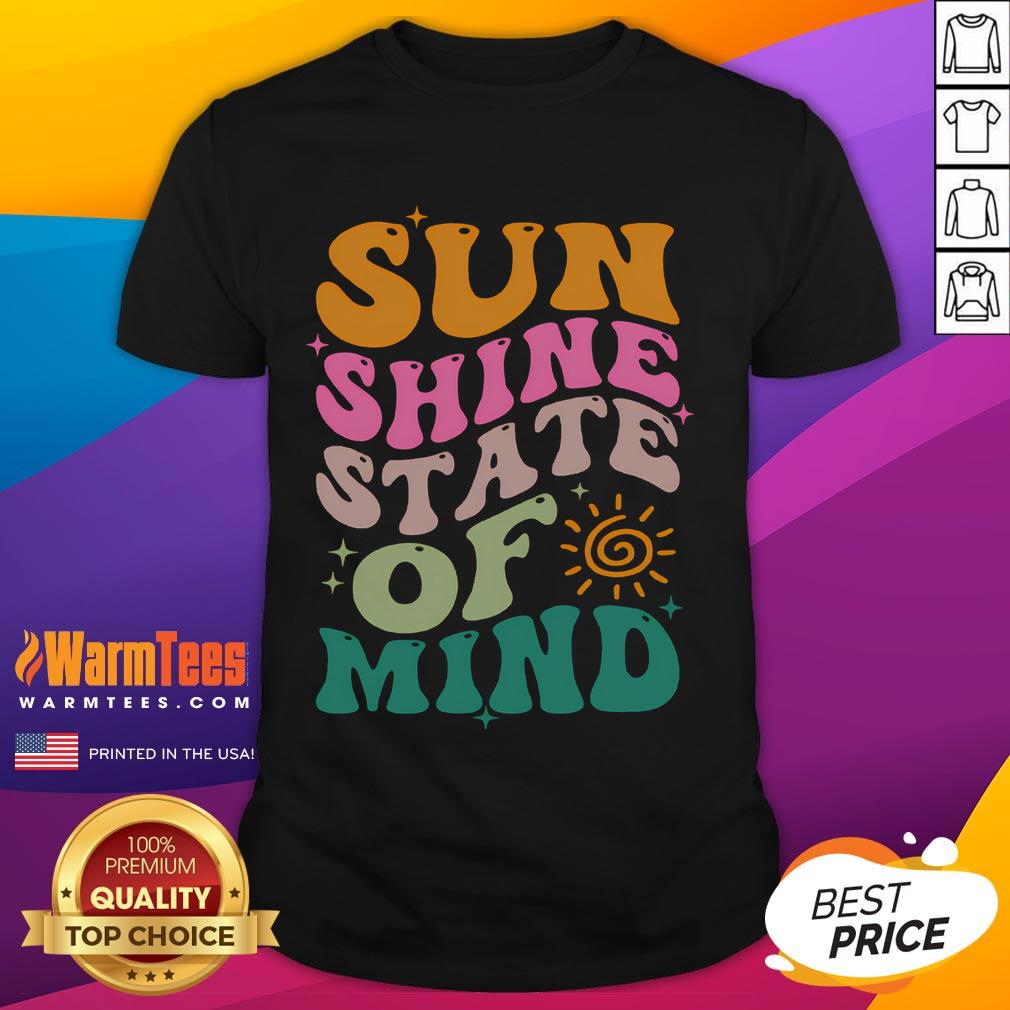 Good Retro Sunshine On My Mind Vacation Two T-Shirt featuring vibrant colors and a fun retro design perfect for summer.