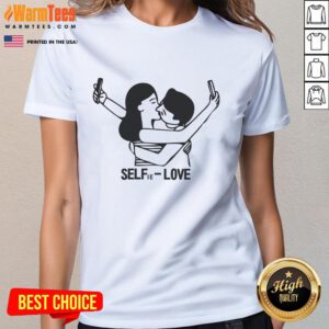 Good Selfie Love Ladies Tee featuring stylish design and vibrant colors, perfect for casual wear and expressing self-love.