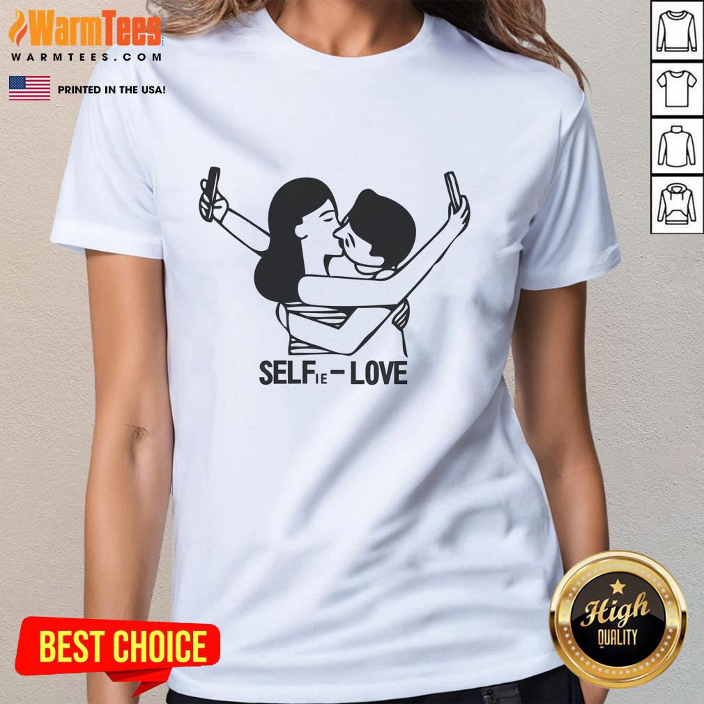 Good Selfie Love Ladies Tee featuring stylish design and vibrant colors, perfect for casual wear and expressing self-love.