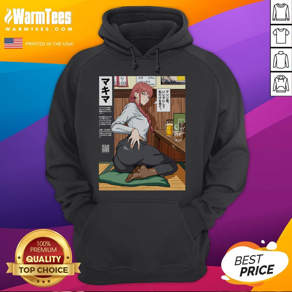 Hot Chainsaw Man Mikey Pie Makima Ass Hoodie featuring vibrant artwork and stylish design for anime fans.