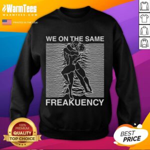 Hot We On The Same Frequency Joy Division sweatshirt featuring iconic band logo and stylish design in vibrant colors.