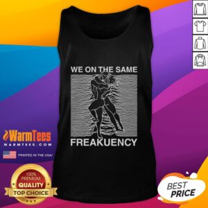 Hot We On The Same Frequency Joy Division Tank Top featuring iconic album art and stylish design for music lovers.