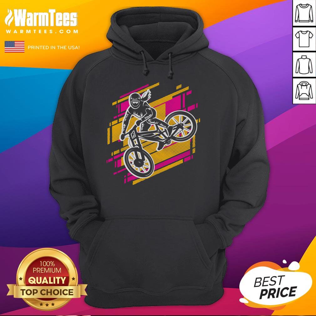 Awesome downhill MTB biking hoodie featuring a vibrant design, perfect for mountain bike enthusiasts and outdoor adventures.
