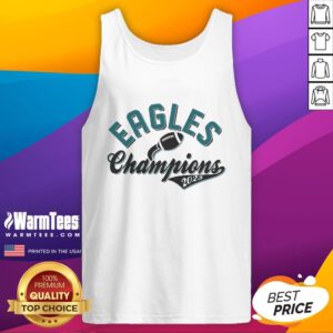 Awesome Eagles Champions Football Sports Fan 2025 Tank Top featuring vibrant team colors and a bold logo design.