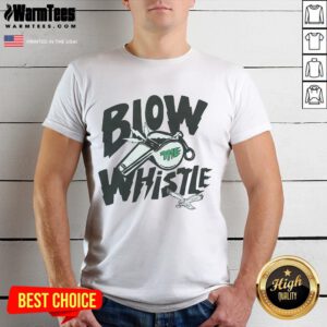 Awesome Philadelphia Eagles Blow The Whistle T-Shirt featuring team colors and logo for fans and game day.