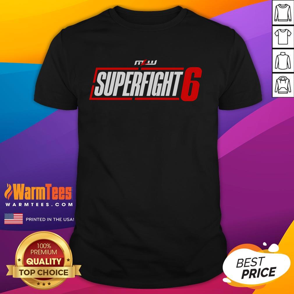 Awesome Superfight 6 T-Shirt featuring vibrant graphics and a stylish design for fans of epic battles and gaming culture.