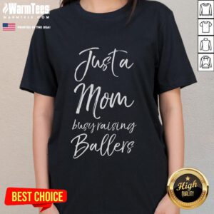 Cute basketball mother t-shirt for busy moms raising ballers, perfect for sports-loving ladies.