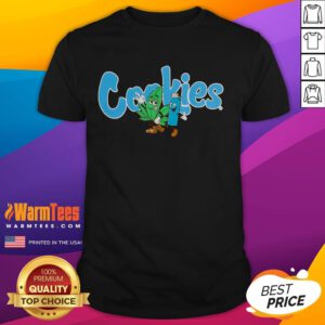 Funny Cookies Weed Lighter T-Shirt featuring a playful design of cookies and a lighter, perfect for cannabis enthusiasts.