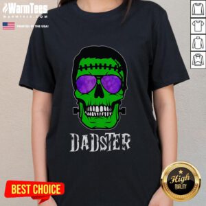 Funny Dadster Dad Monster Halloween Costume for Dads - Playful graphic tee for fathers celebrating Halloween.