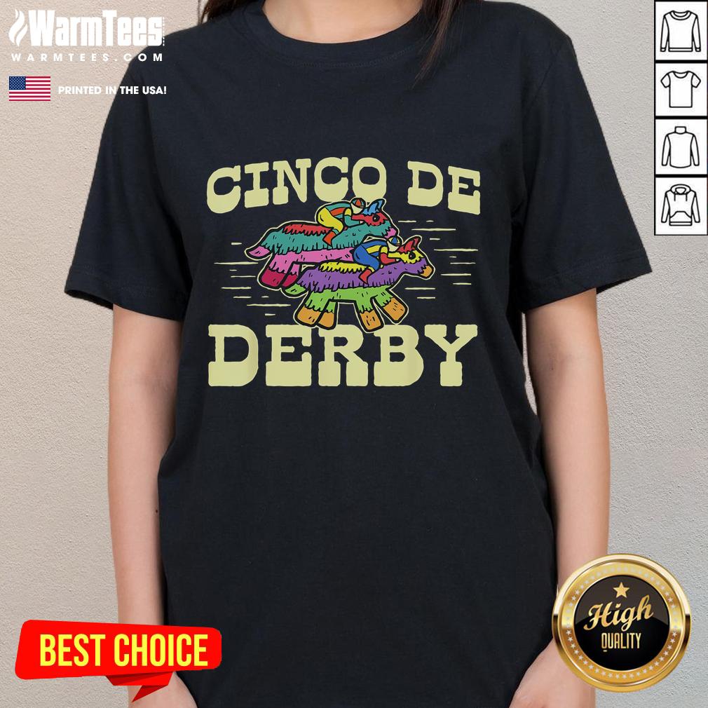 Colorful derby party piata for Cinco de Horse Race, perfect for Kentucky-themed ladies' tee celebrations.
