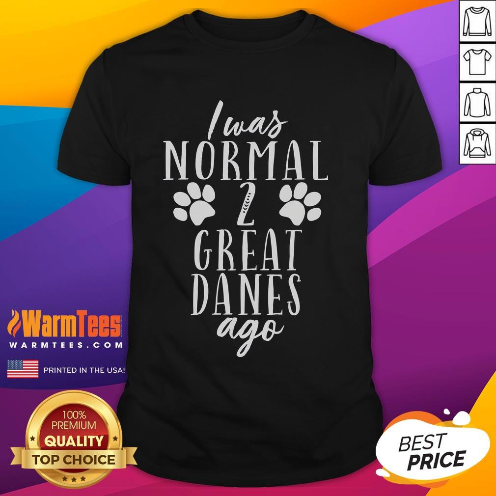 Funny Great Dane dog design on a trendy owners T-shirt, perfect for Great Dane lovers and pet enthusiasts.
