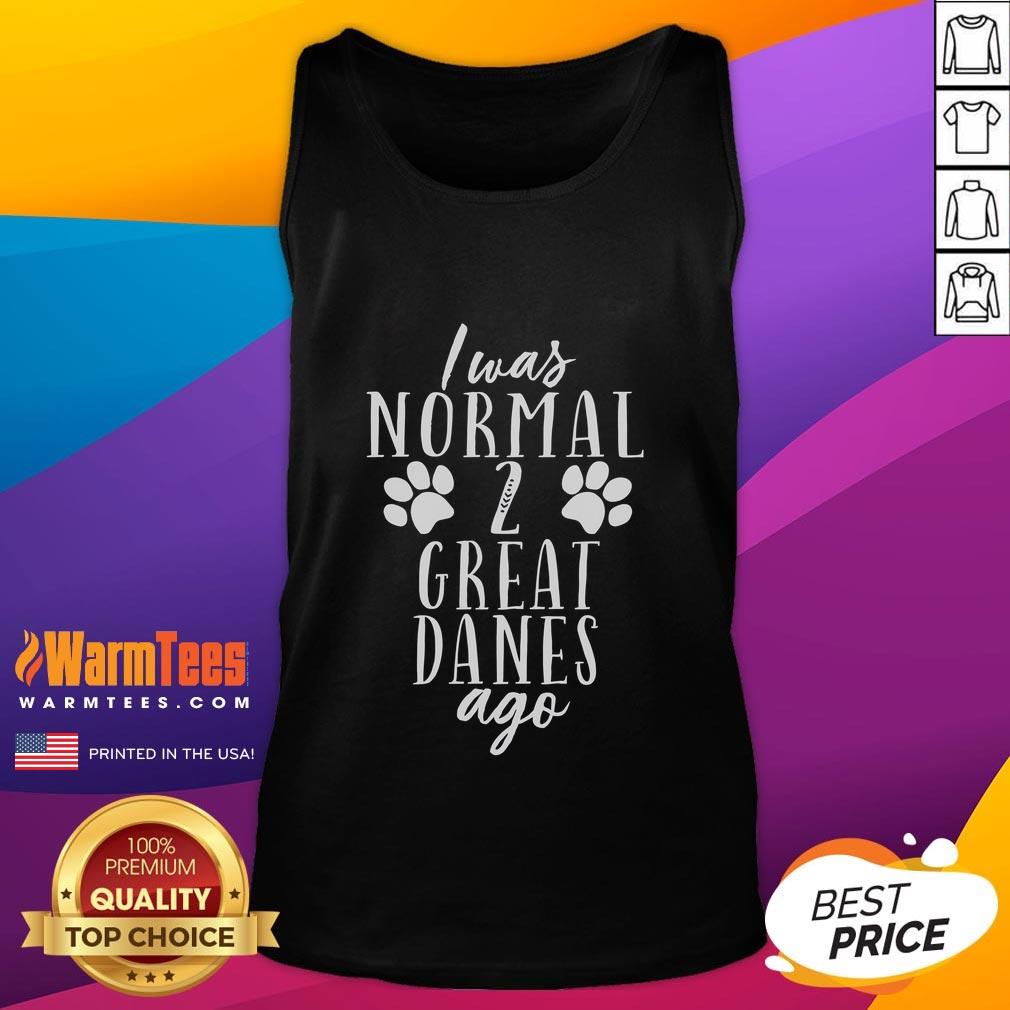 Alt Text: Funny Great Dane dog design on tank top for owners, showcasing a playful and humorous canine theme.