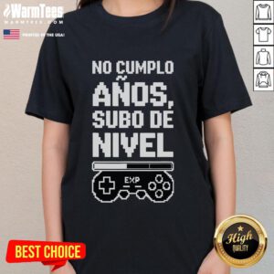 Funny 'I Am Not Years Old' Level Up Gamer Ladies Tee featuring playful gaming graphics for women.