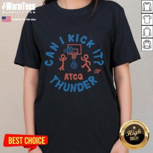 Good A Tribe Called Quest X Oklahoma City Thunder Can I Kick It Ladies Tee featuring vibrant graphics and a stylish design.