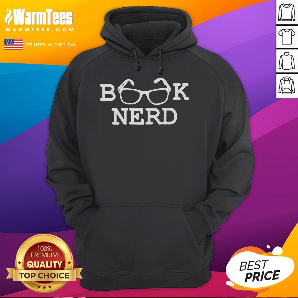 Cozy Good Book Nerd Hoodie featuring a stylish design for book lovers, perfect for reading enthusiasts and casual wear.