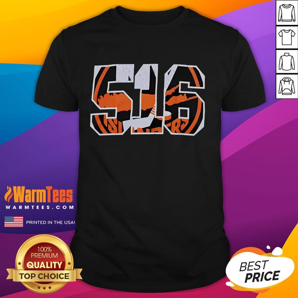 Alt Text: Good Islanders Long Island 516 T-Shirt featuring a stylish design, perfect for fans of Long Island culture and lifestyle.
