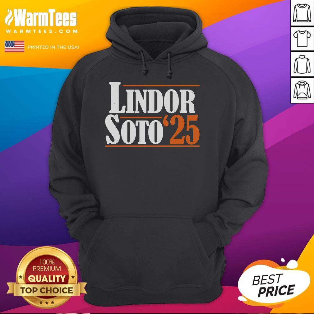Good Lindor Sot O 25 New York Fan Hoodie in navy with logo, perfect for sports enthusiasts and cozy winter wear.