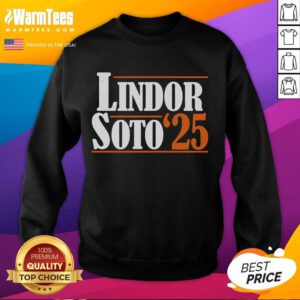Good Lindor Sot O 25 New York fan sweatshirt featuring vibrant graphics and cozy design for dedicated fans.