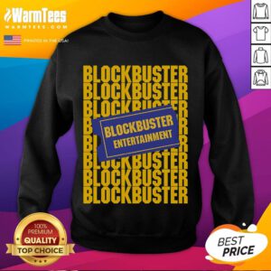 Good Retro Blockbuster Video sweatshirt featuring a vintage design, perfect for nostalgic movie lovers and casual wear.