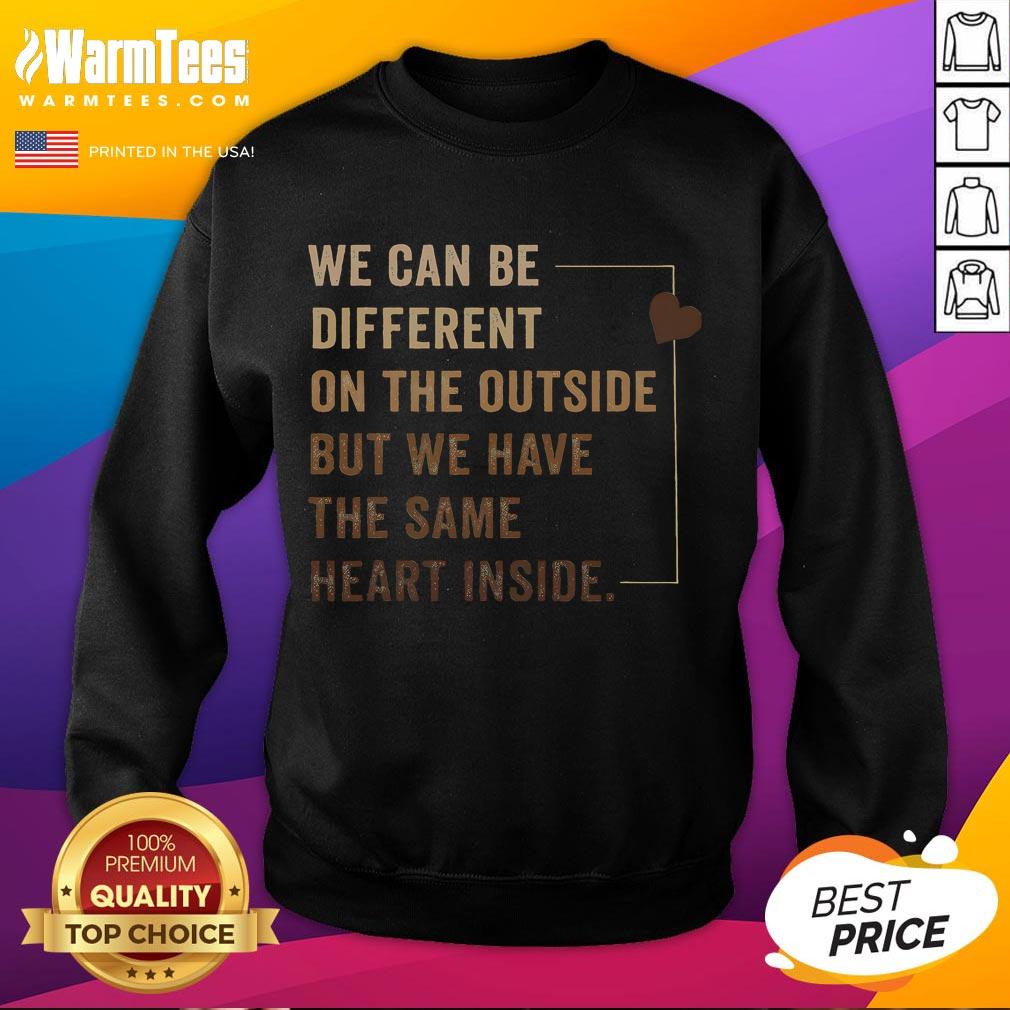 Good Same Heart sweatshirt for Black History Month, celebrating African American culture and unity.
