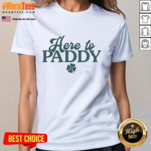 Good St. Patrick's Day tee for ladies featuring festive design, perfect for celebrating Paddy's Day in style.