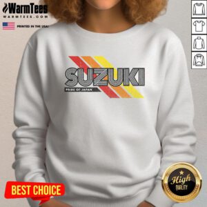 Retro vintage sweatshirt featuring 'Good Suzuki' Japanese family name design, perfect for stylish casual wear.