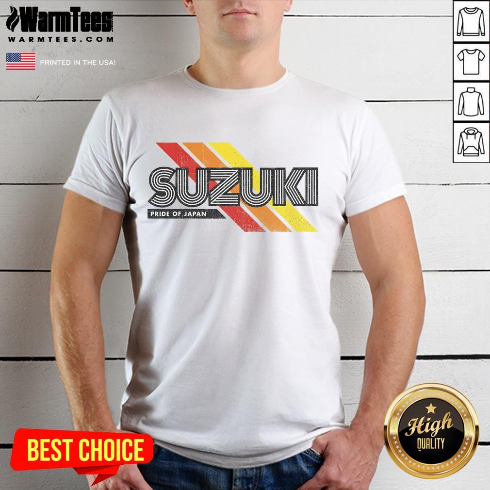 Good Suzuki Japanese Family Name Retro Vintage T-Shirt featuring classic design and vibrant colors for stylish casual wear.