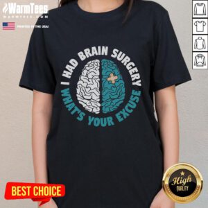 Happy Recovery tee for brain surgery survivors, featuring a motivational quote. Perfect for strong women overcoming challenges.