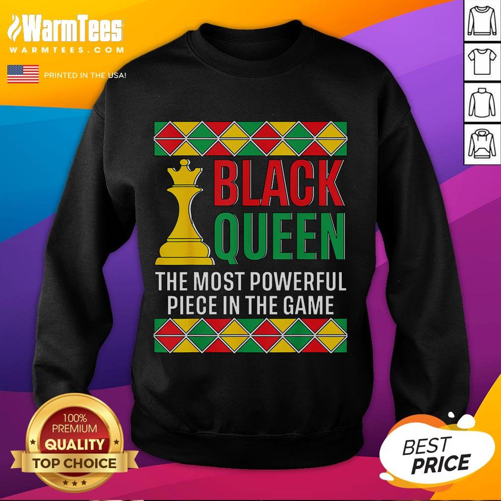 Hot Black History Black Queen sweatshirt showcasing powerful design, celebrating strength and heritage in fashion.