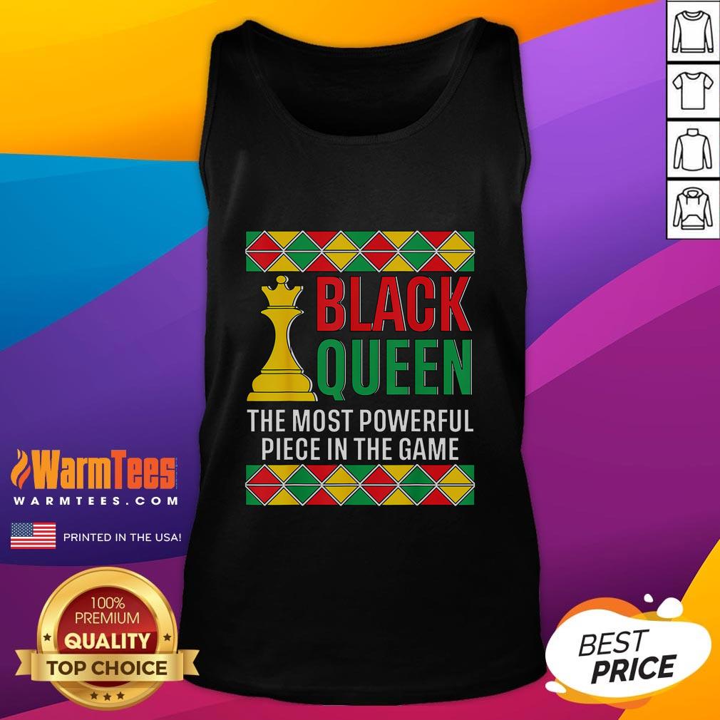 Hot Black History tank top featuring a powerful black queen design, celebrating strength and heritage in fashion.
