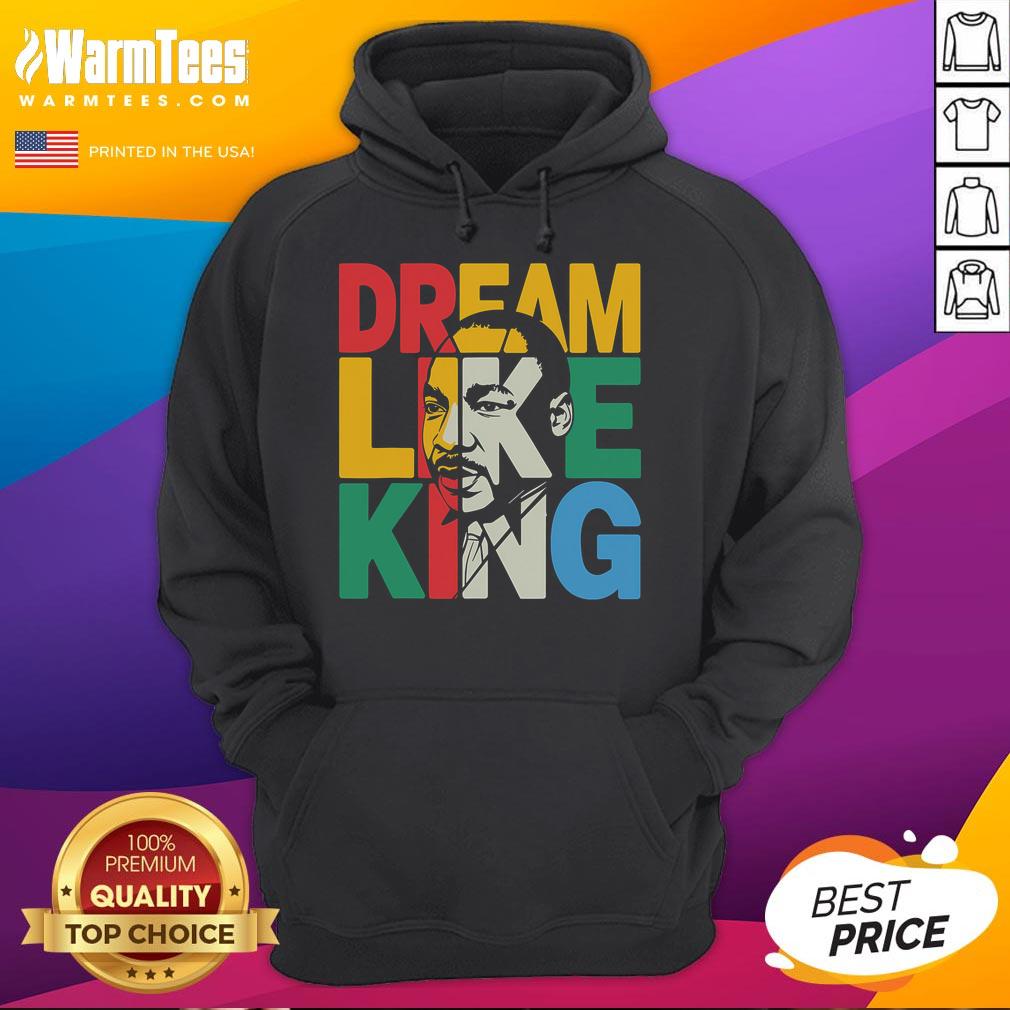 Stylish Hot Black History Month hoodie featuring a dream-like design of a prominent African leader, perfect for BHM celebrations.