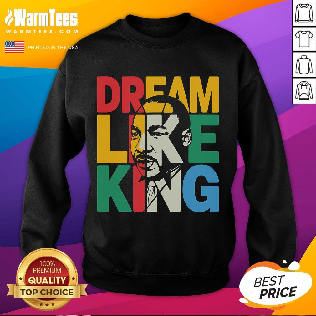Stylish Hot Black History Month sweatshirt featuring a dreamlike design of an African leader, perfect for BHM celebrations.