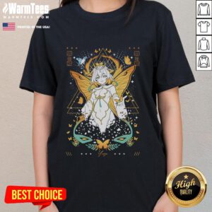 Alt Text: Hot Yuzu Luminosity VTuber Ladies Tee featuring vibrant graphics and stylish design for anime and gaming fans.