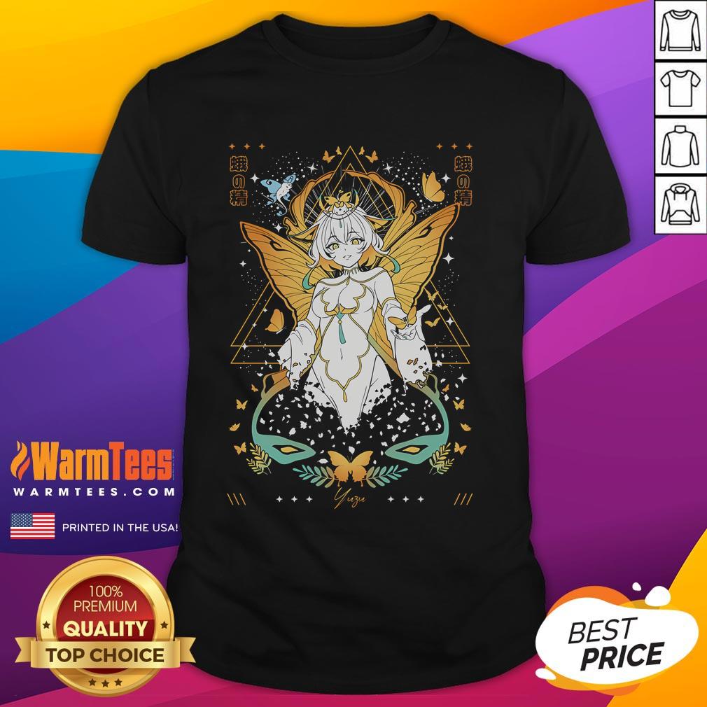 Alt Text: Hot Yuzu Luminosity Vtuber T-Shirt featuring vibrant graphics and a stylish design for fans of virtual influencers.