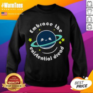 Nice Embrace The Dread Sweatshirt in cozy fabric, perfect for casual wear and expressing unique style.