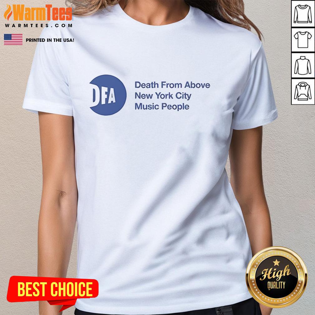 Official Death From Above New York City music tee featuring stylish ladies' design, perfect for fans of the band.