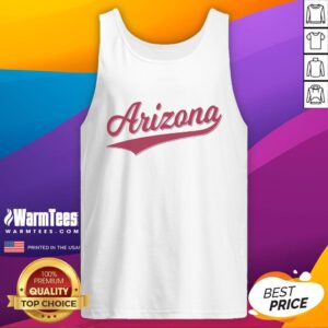 Premium Arizona Varsity Script Classic Tank Top in stylish design, perfect for casual wear and summer fashion.