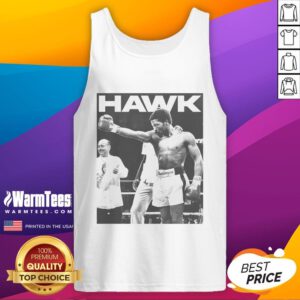 Awesome Aaron Pryor The Hawk Legend Tank Top featuring a bold graphic of the boxing legend in vibrant colors.