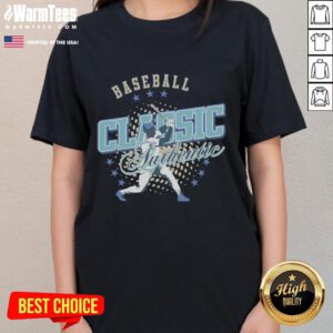 Awesome Baseball Classic Authentic Ladies Tee in vibrant colors, perfect for fans and casual wear.