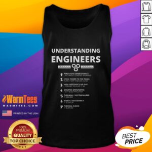 Awesome Engineering tank top featuring a creative design that celebrates engineers and their innovative work.